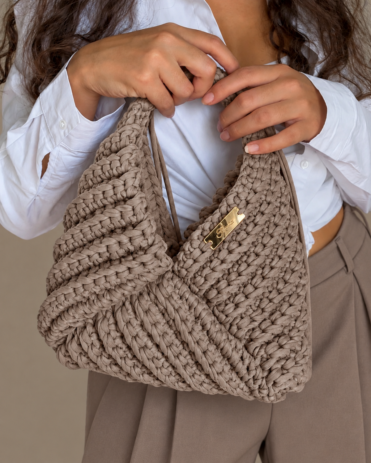 3 IN 1 CROCHET BAG TORTORA