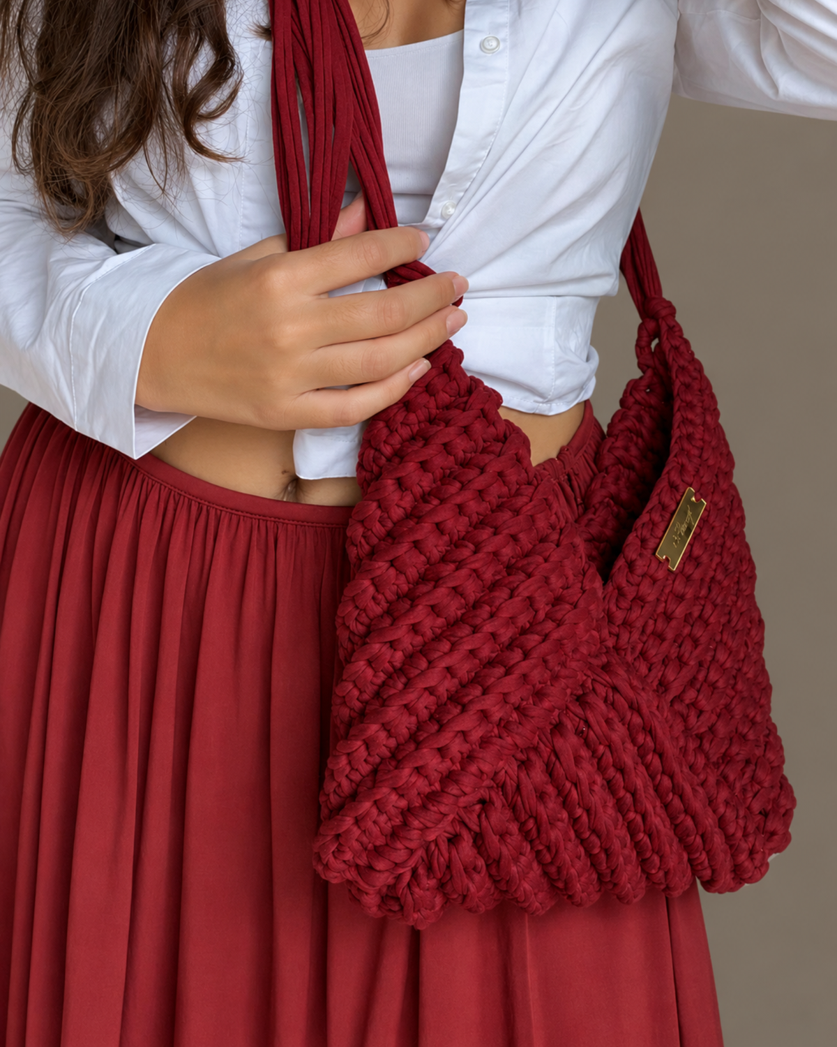 3 IN 1CROCHET BAG ROSSA