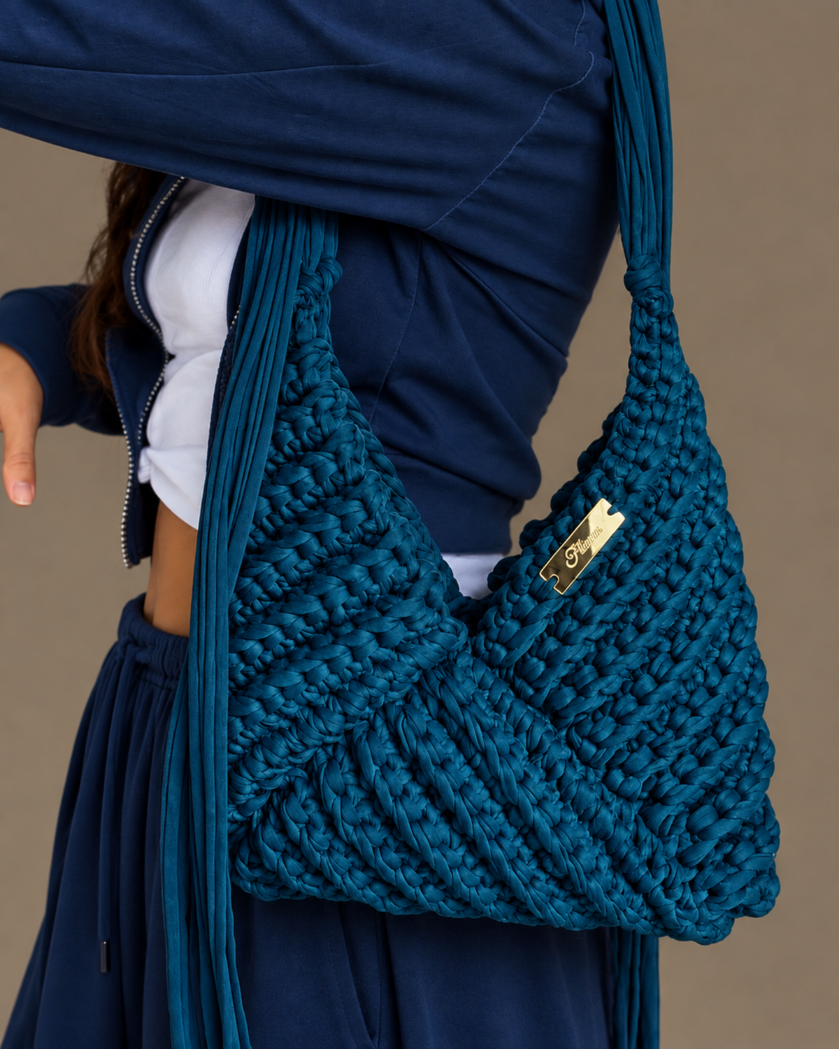 3 IN 1 CROCHET BAG BLU