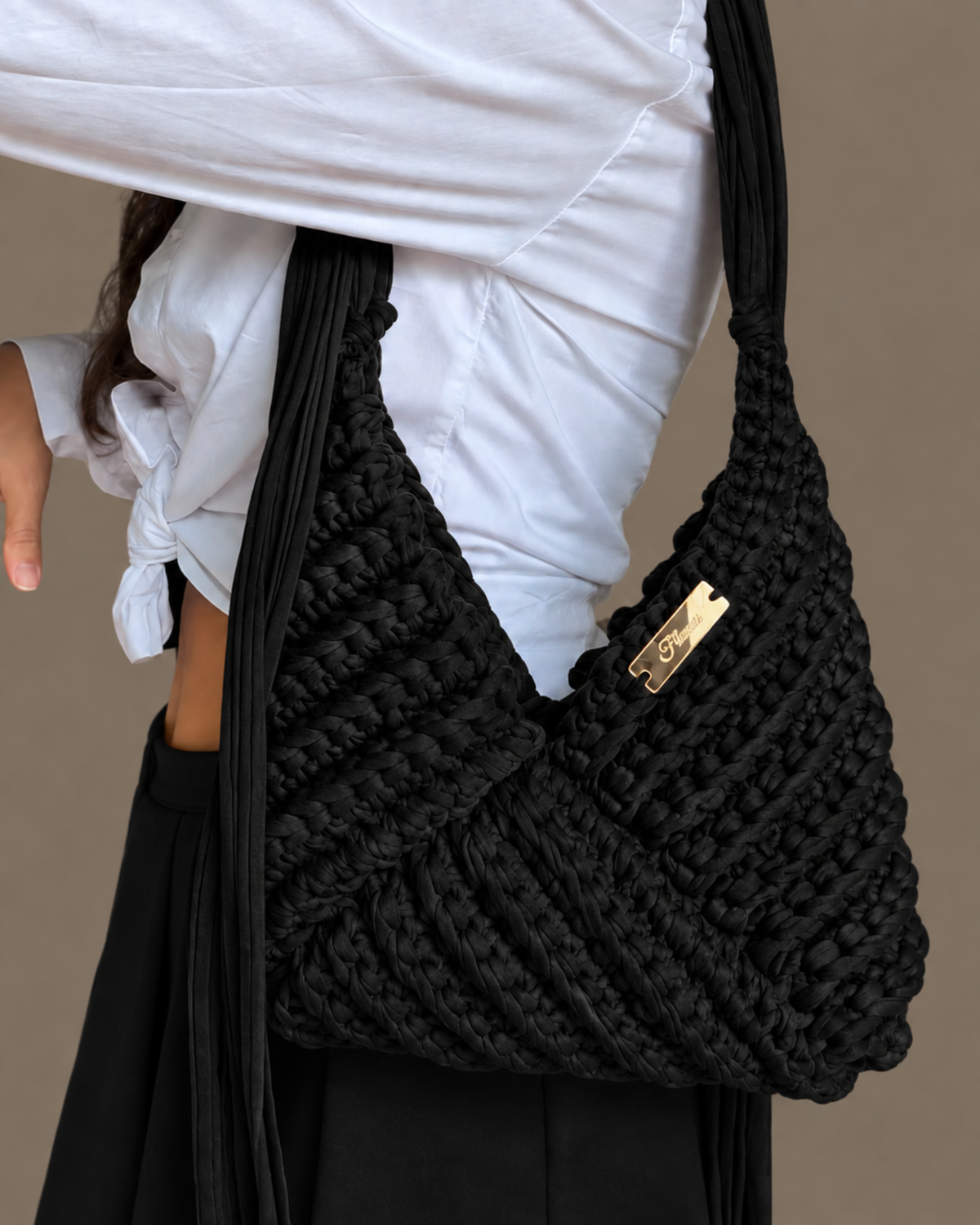 3 IN 1 CROCHET BAG NERA