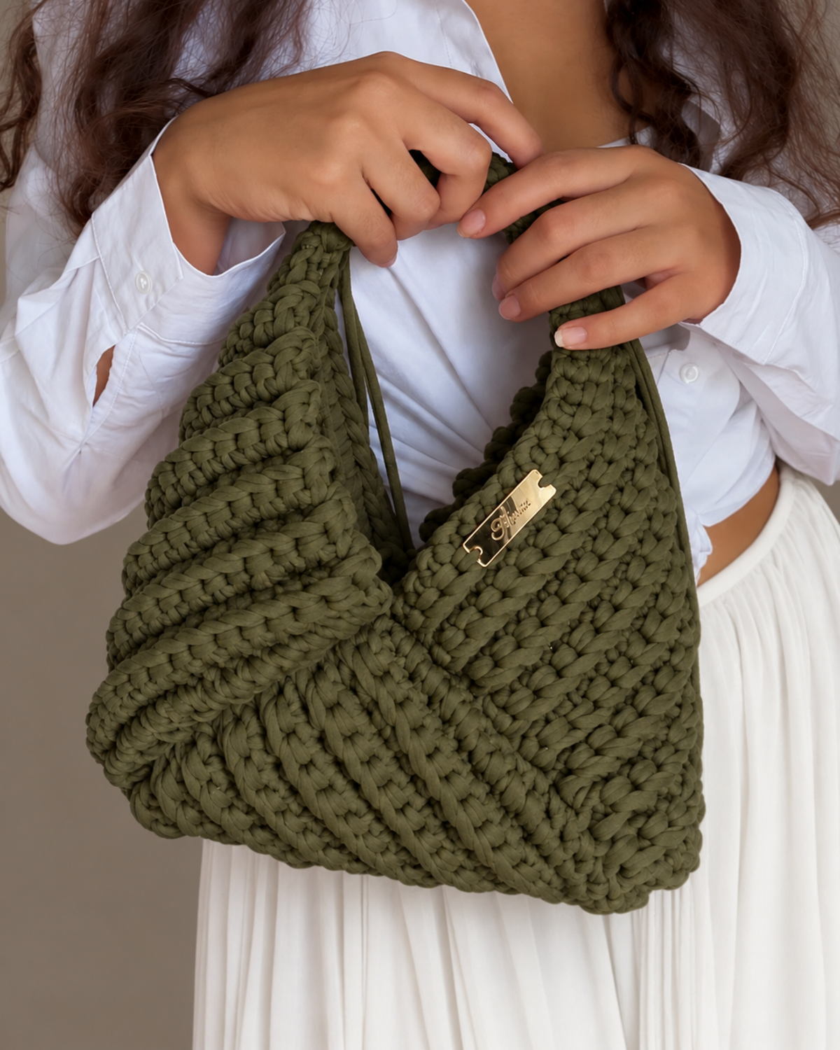 3 IN 1 CROCHET BAG VERDE