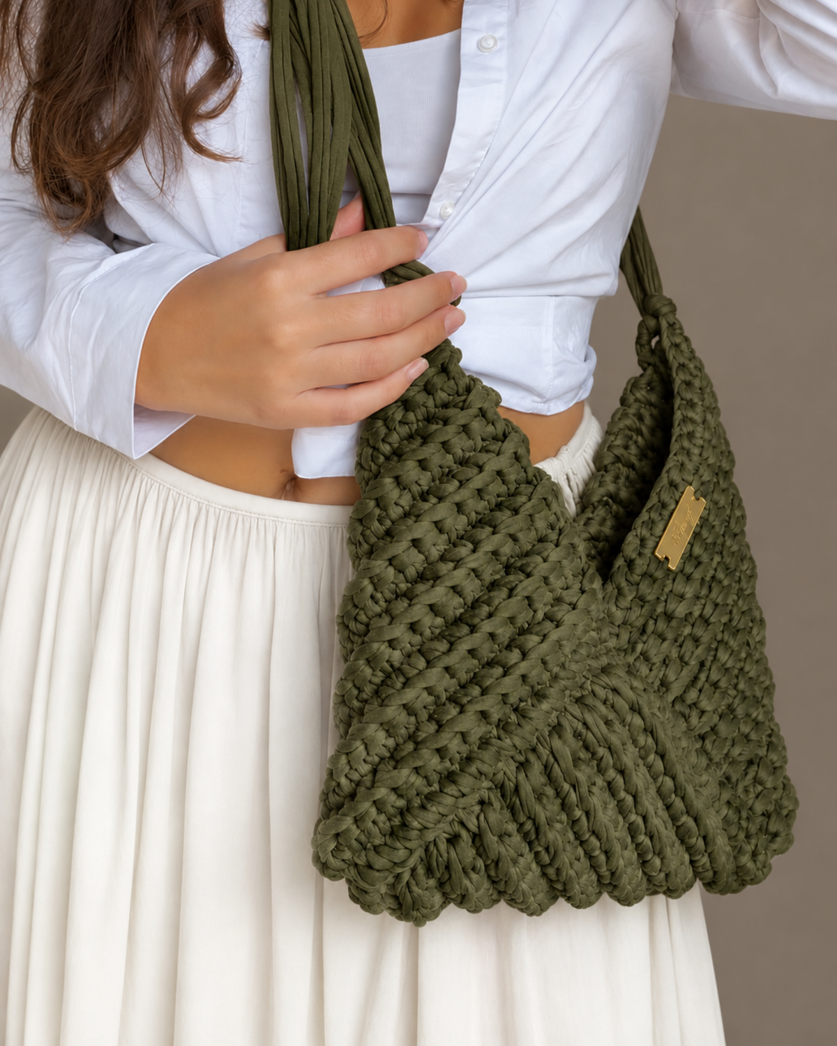 3 IN 1 CROCHET BAG VERDE